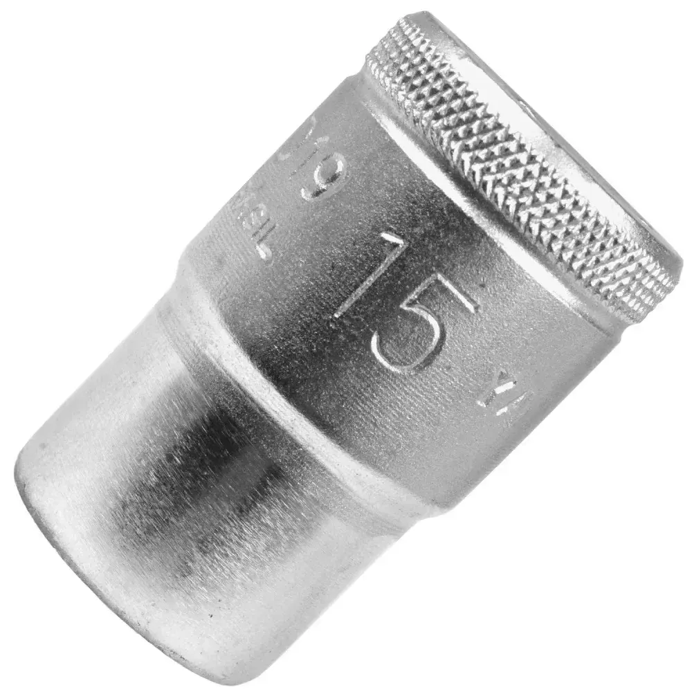 Soquete 15 mm estriado encaixe 1/2 Gedore — fotografia 7