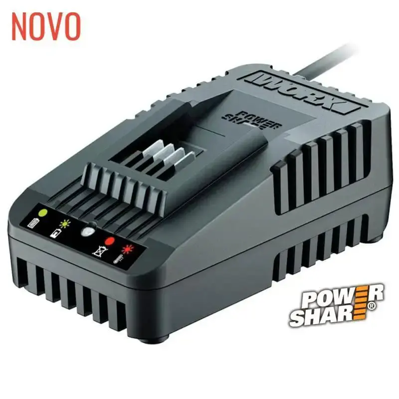 Kit esmerilhadeira angular à bateria 20V com bateria 2AH e carregador power share Worx — fotografia 6