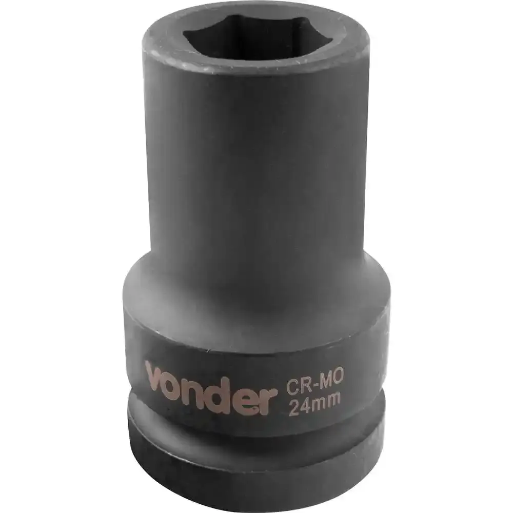 Soquete sextavado longo de impacto 24MM 1POL Vonder — fotografia 4