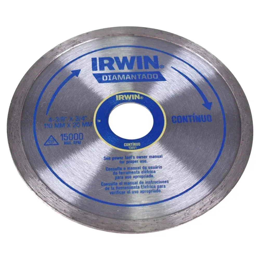 Disco diamantado contínuo 110MM 20MM 13900RPM IW13891 Irwin — fotografia 8
