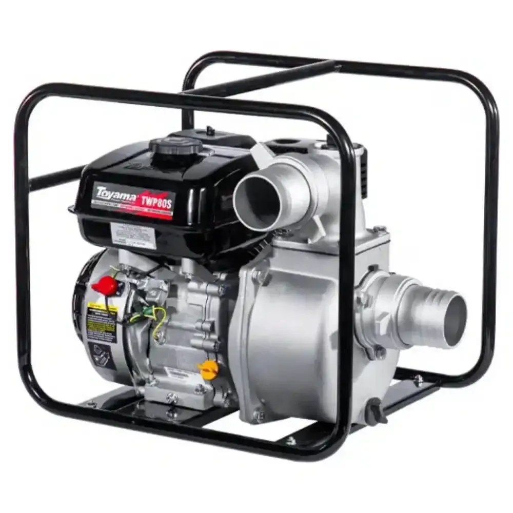 Motobomba bomba à gasolina 3 POL 6.5HP 4T auto escorvante TWP80S-XP 101-004 Toyama — fotografia de referência
