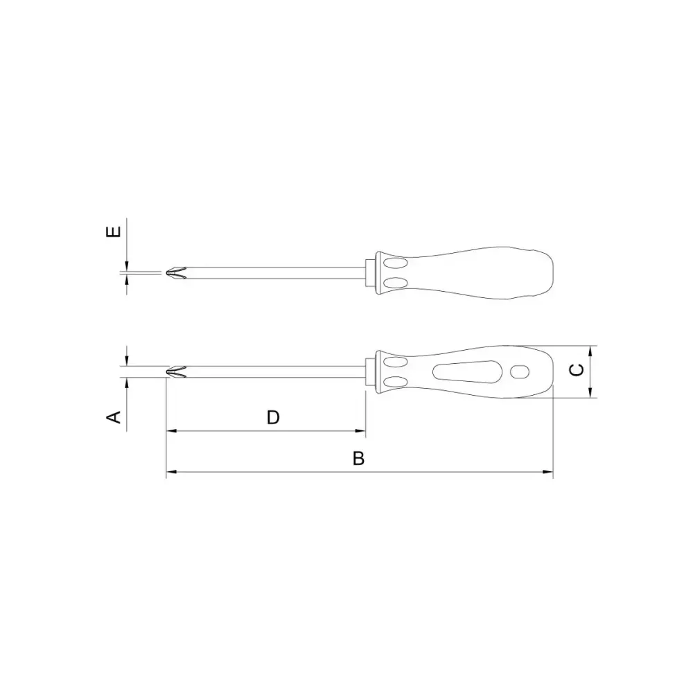 Chave de Fenda Ponta Cruzada Phillips em Aço Cromo Vanádio 3x150 mm 1/8x6 POL 44135012 TRAMONTINA PR — fotografia 5