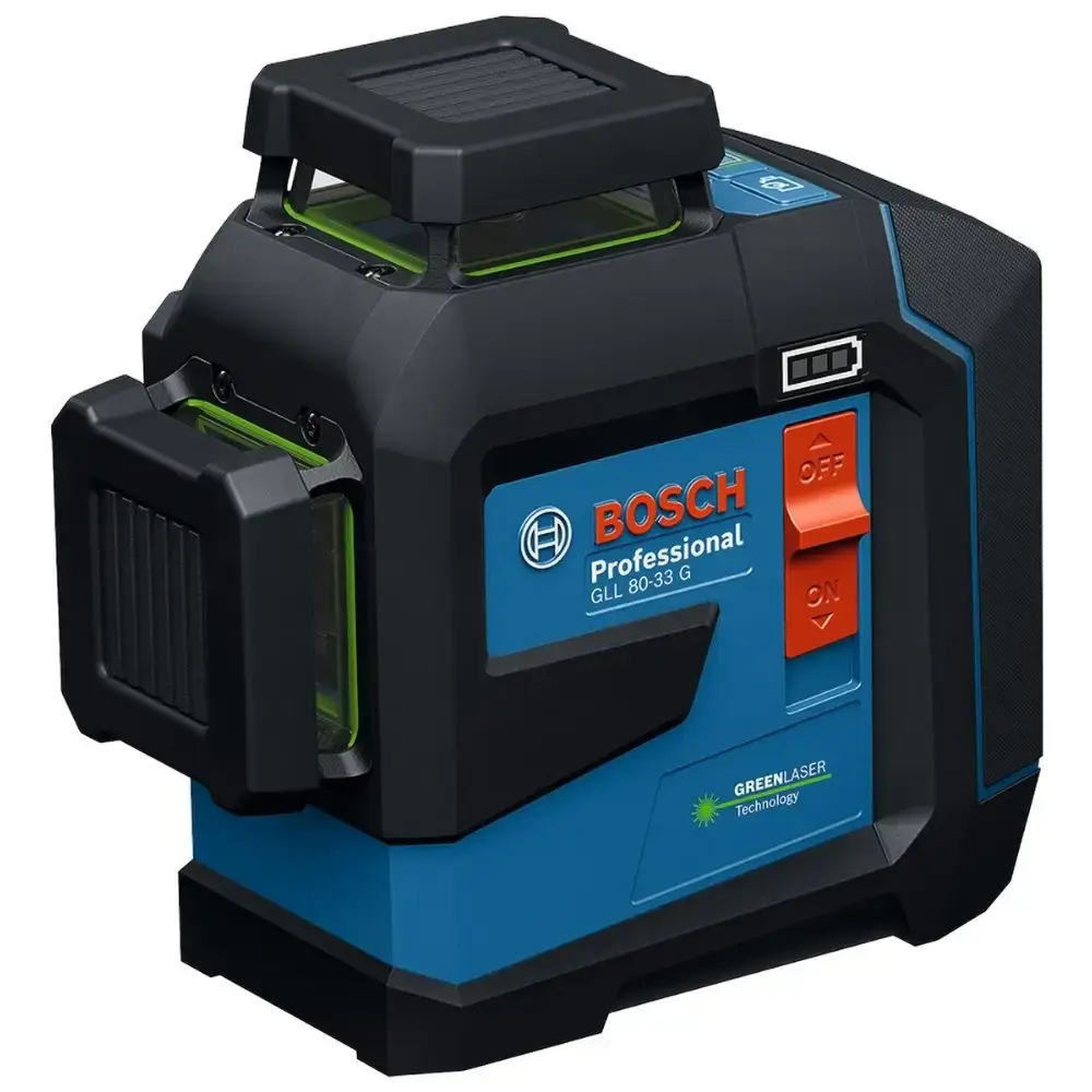 Nível a laser linhas verdes 30 metros GLL 80-33 g Bosch — fotografia de referência