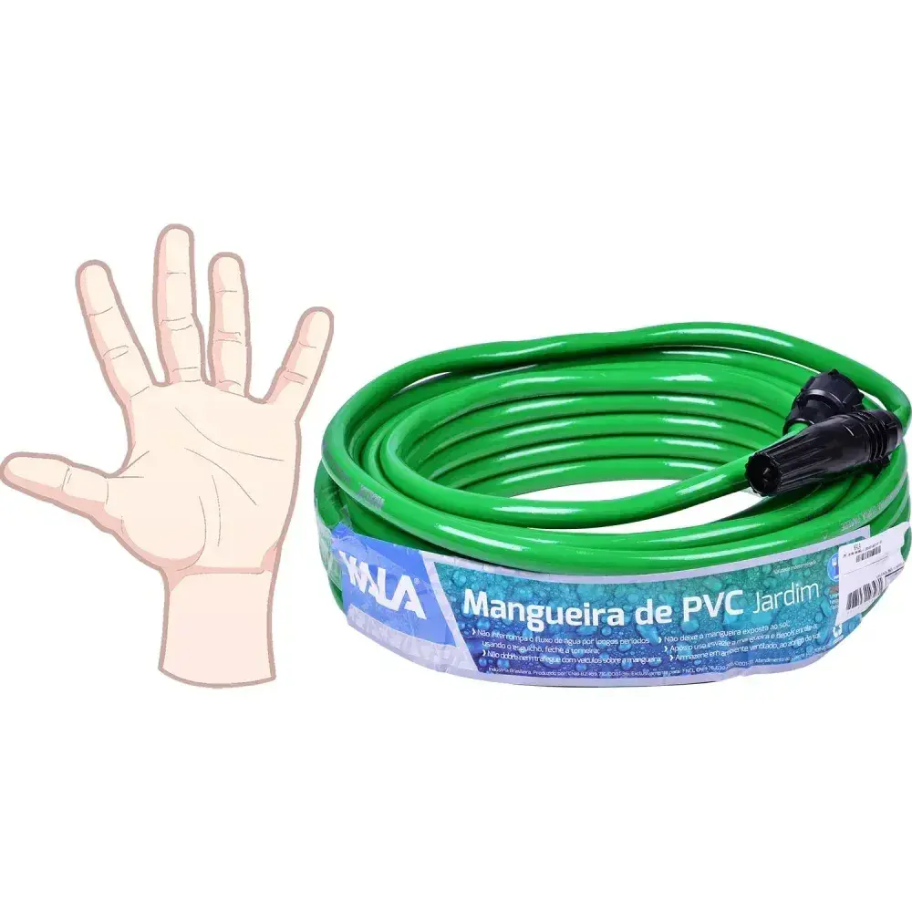 Mangueira de jardim parede dupla verde 7/16 15M Kala — fotografia 12