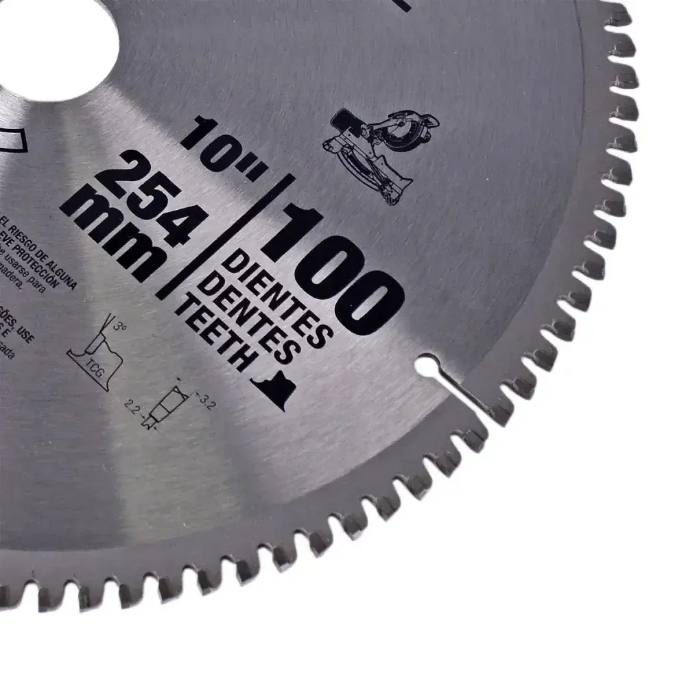 Disco de serra esquadria para alumínio 10 100 dentes Dewalt — fotografia 9