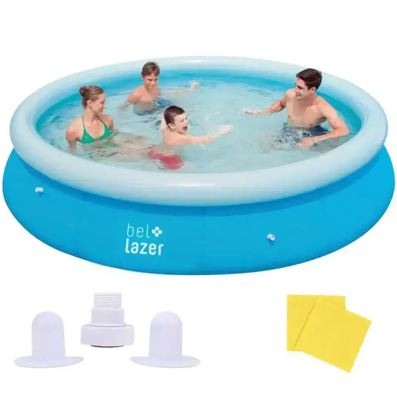 Piscina inflável 6200 litros com kit reparo e válvulas para filtro 620000 BEL — fotografia de referência