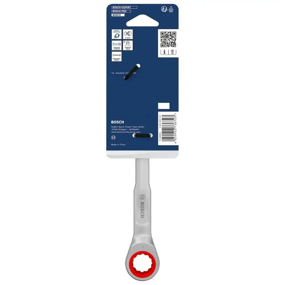 Chave catraca combinada 17MM bosch Bosch Ferramentas Manuais — fotografia 3