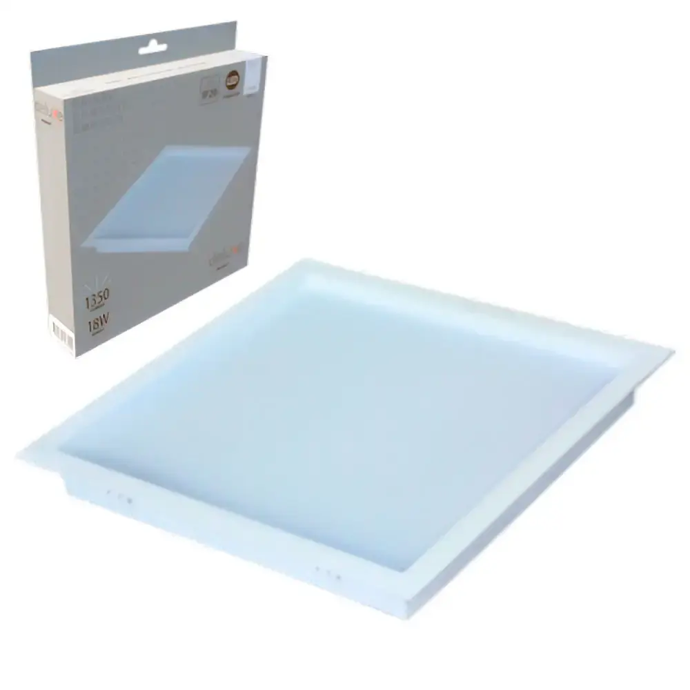 Painel led confort plafon embutir quadrado 4000K 18W neutro bivolt Avant — fotografia de referência