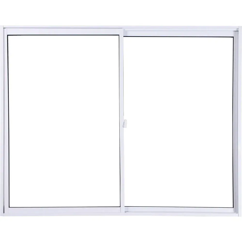 Janela alumínio slim branca 2 folhas 100X120CM Aluvid