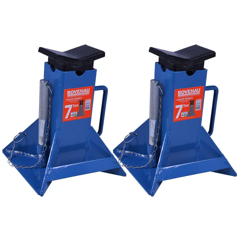 Cavalete mecânico 7 toneladas CT7000 Bovenau - par — fotografia 5