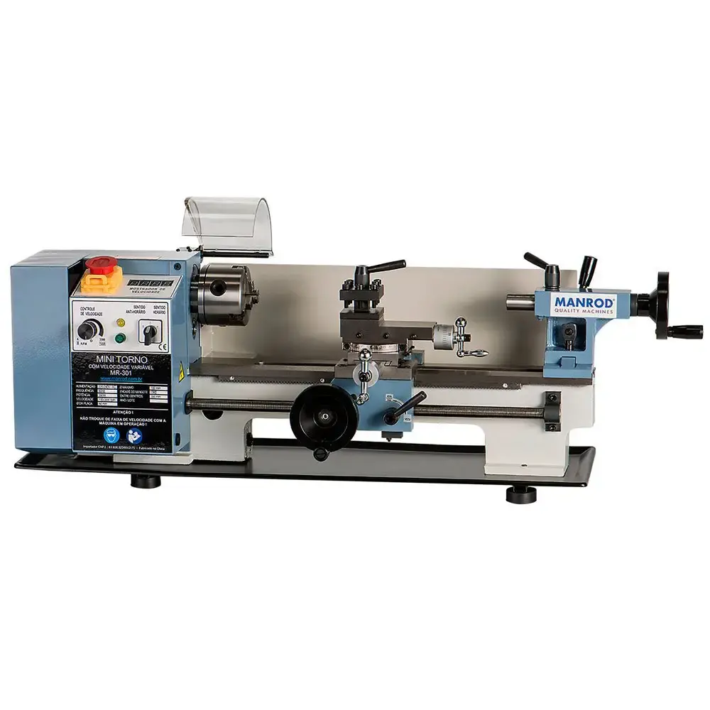 Torno mecânico de bancada MR-301 350MM 220V Manrod