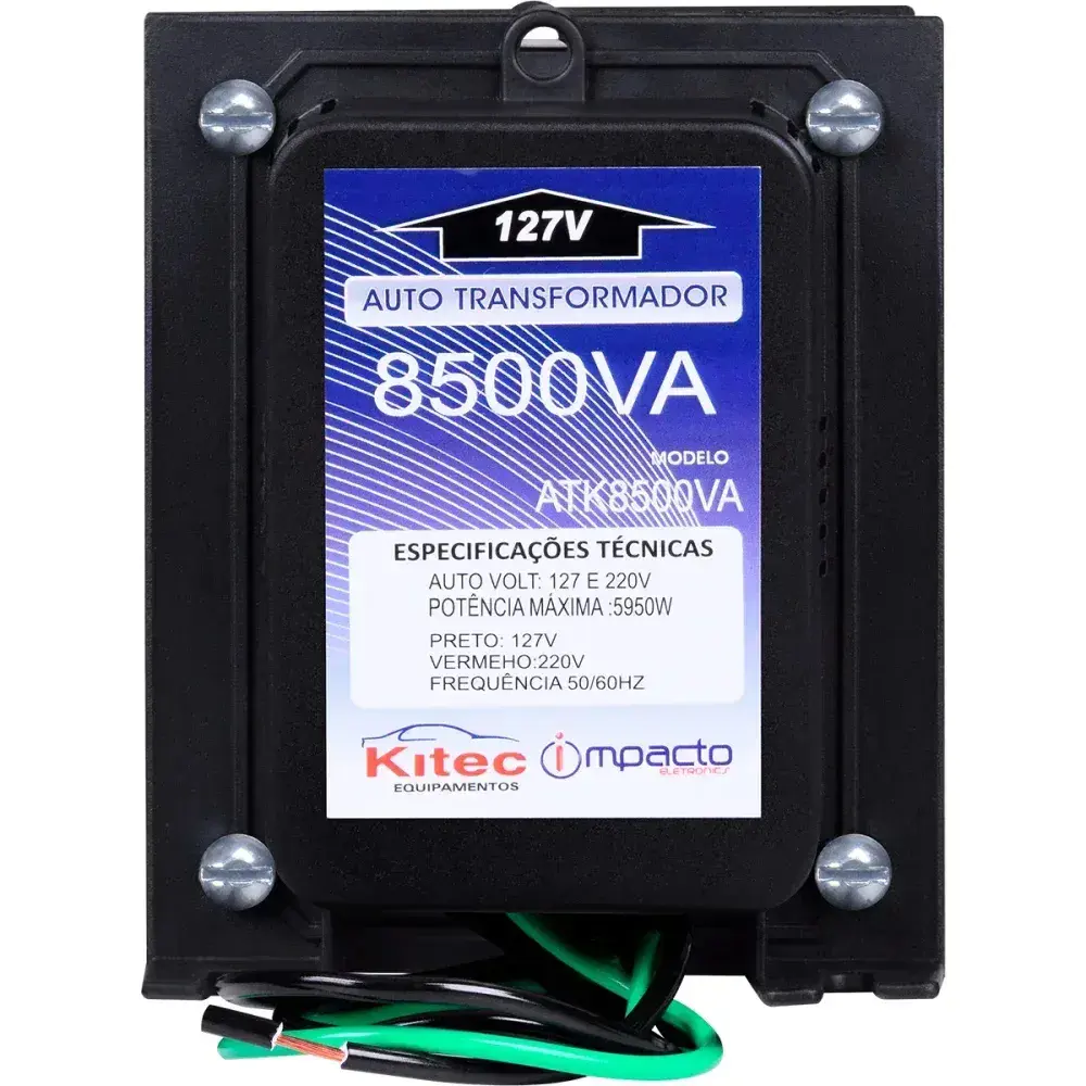 Autotransformador 8500 va tripolar ATK8500VAT Kitec – bivolt — fotografia 8