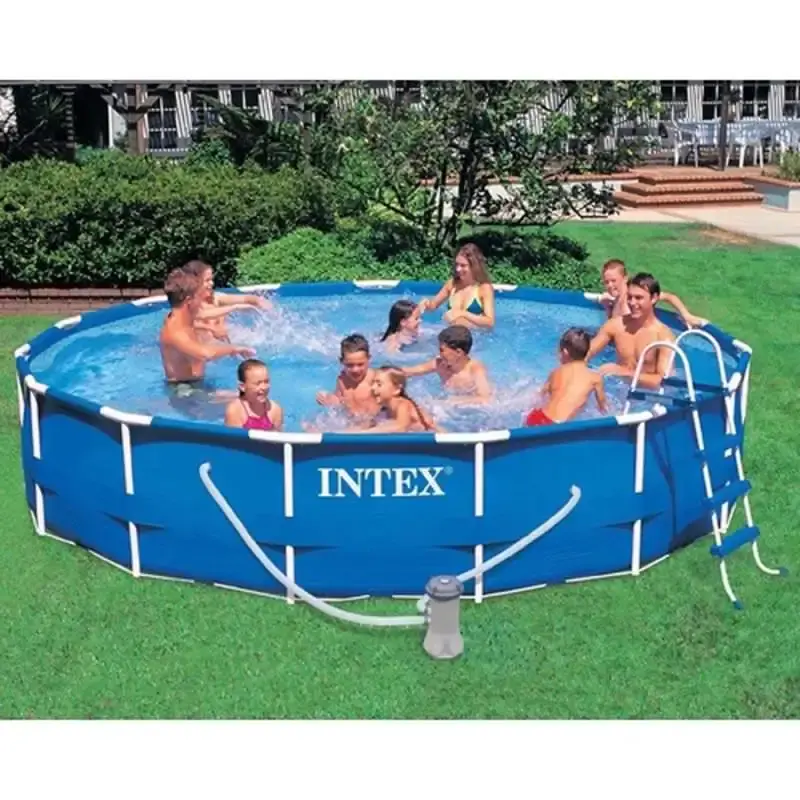Piscina com Armação 6.503 Litros 366 x 76 CM com Bomba Filtrante INTEX 220 V — fotografia 4