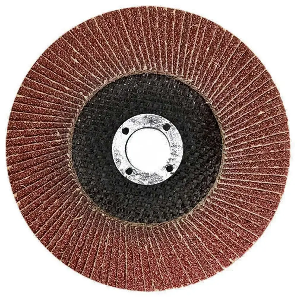 Disco de lixa flap 4.1/2 POL 50 unidades grana 120 MTX — fotografia 5