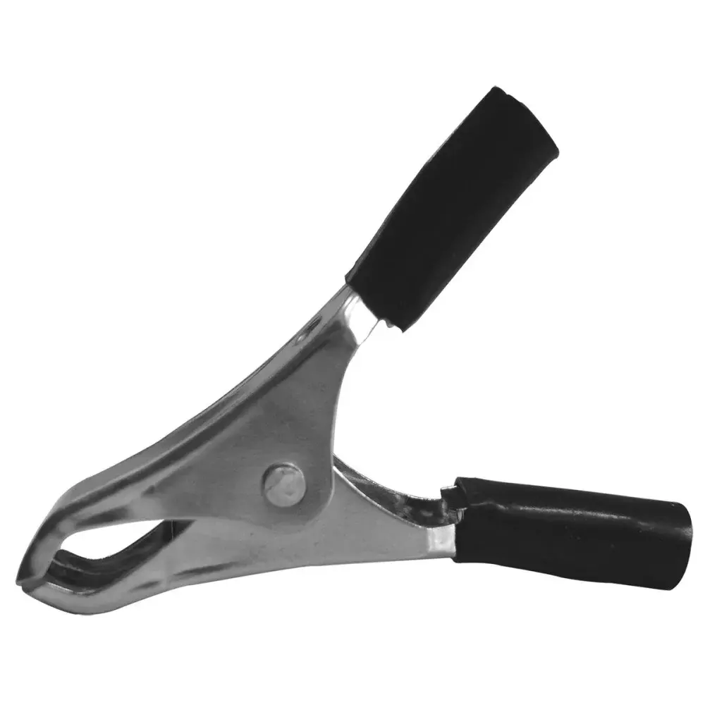 Garra clip jacaré médio 10A preto Interneed