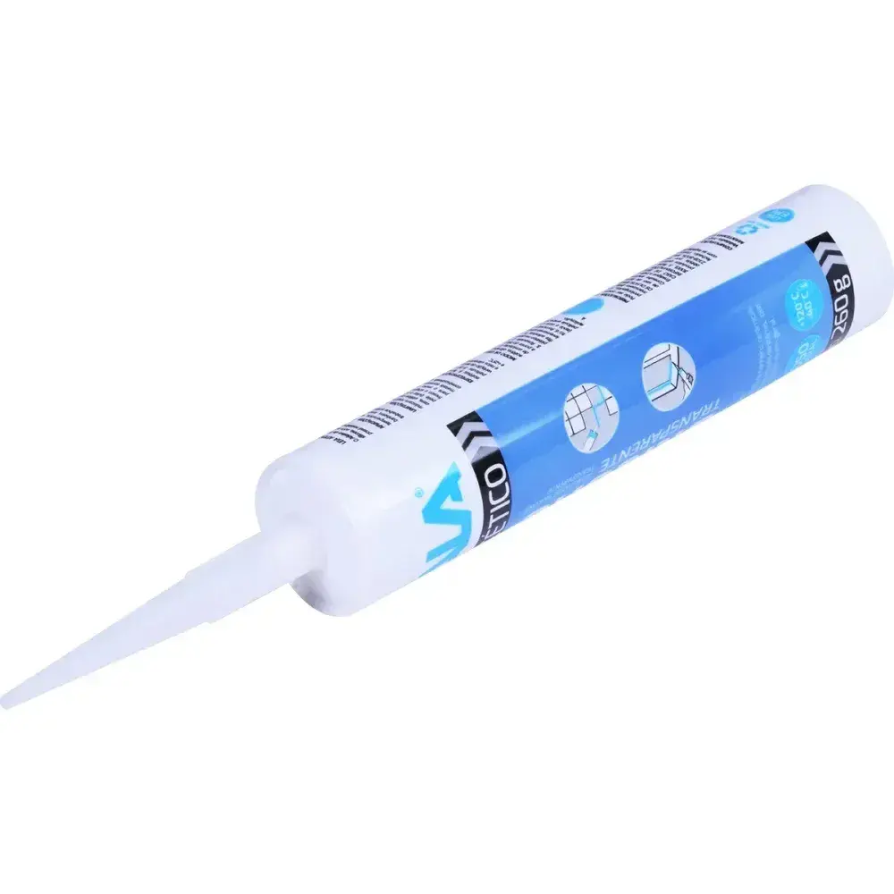 Silicone acético transparente 260G -40°C a 120°C Kala — fotografia 8