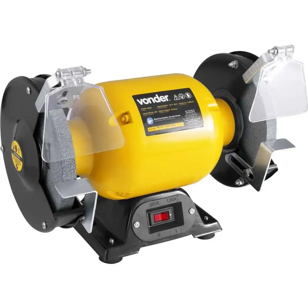 Moto esmeril 6 POL 360W monofásico 60HZ Vonder 110 V — fotografia de referência