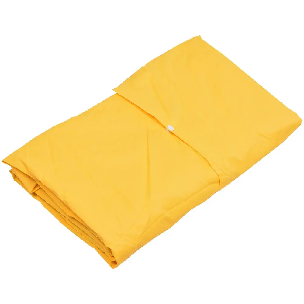 Capa de chuva amarela pvc com forro tamanho gg Worker — fotografia 4