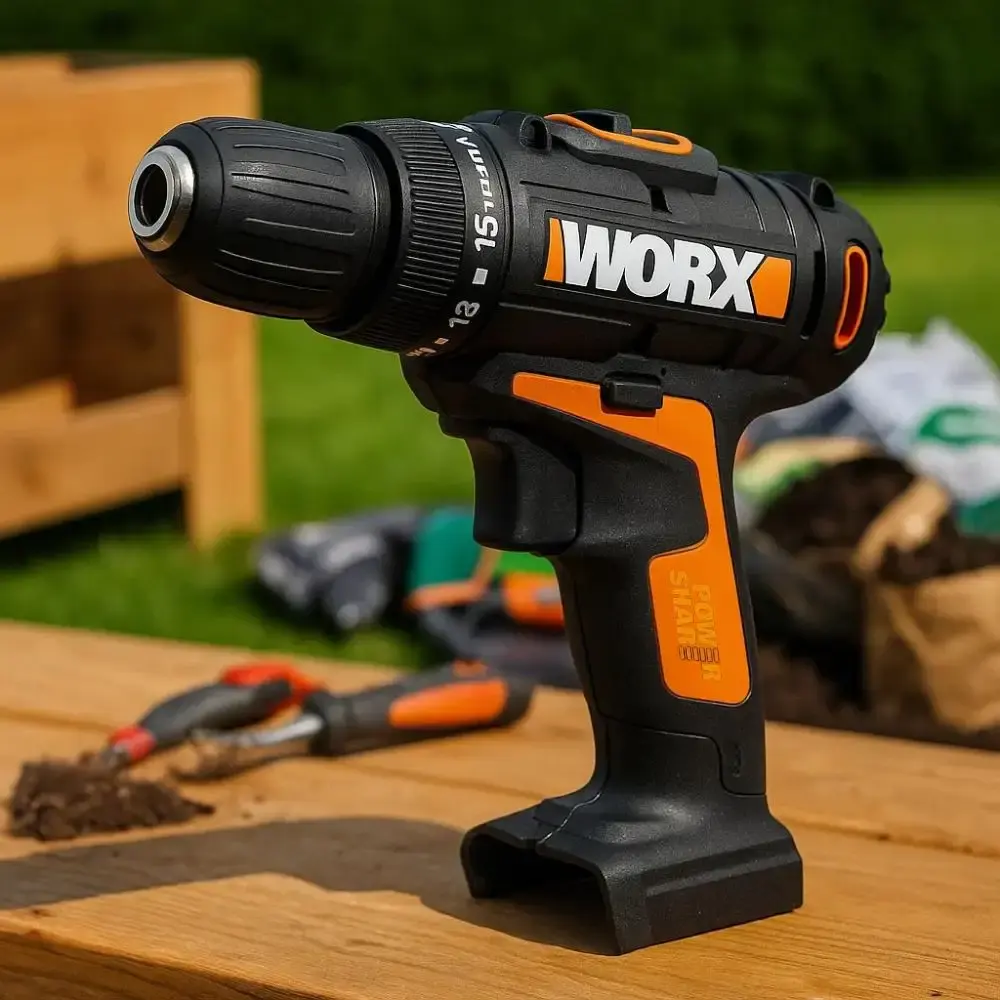 Parafusadeira furadeira 20V WX101.9 com lavadora de alta pressão WG620E worx Positec — fotografia 5