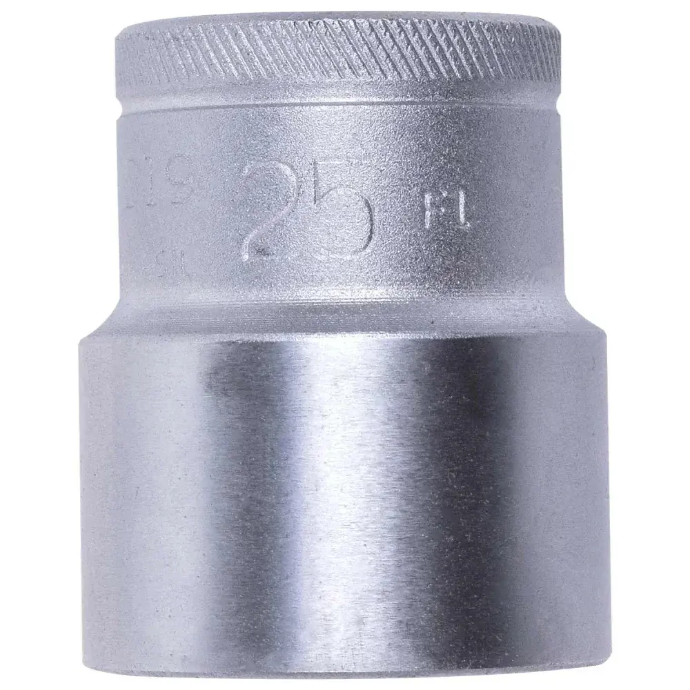 Soquete estriado 25 mm encaixe 1/2 Gedore 015121 — fotografia 6