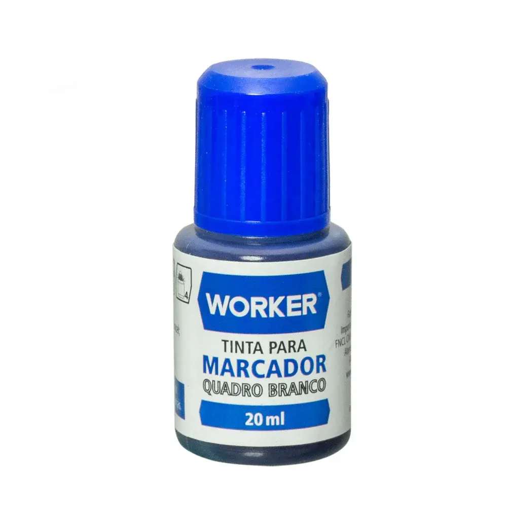 Tinta para marcador de quadro branco 20ML azul Worker — fotografia de referência