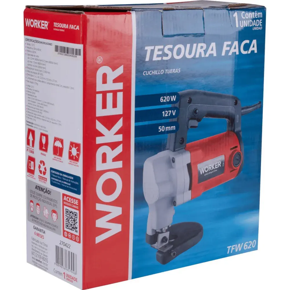 Tesoura faca 620W Worker — fotografia 5