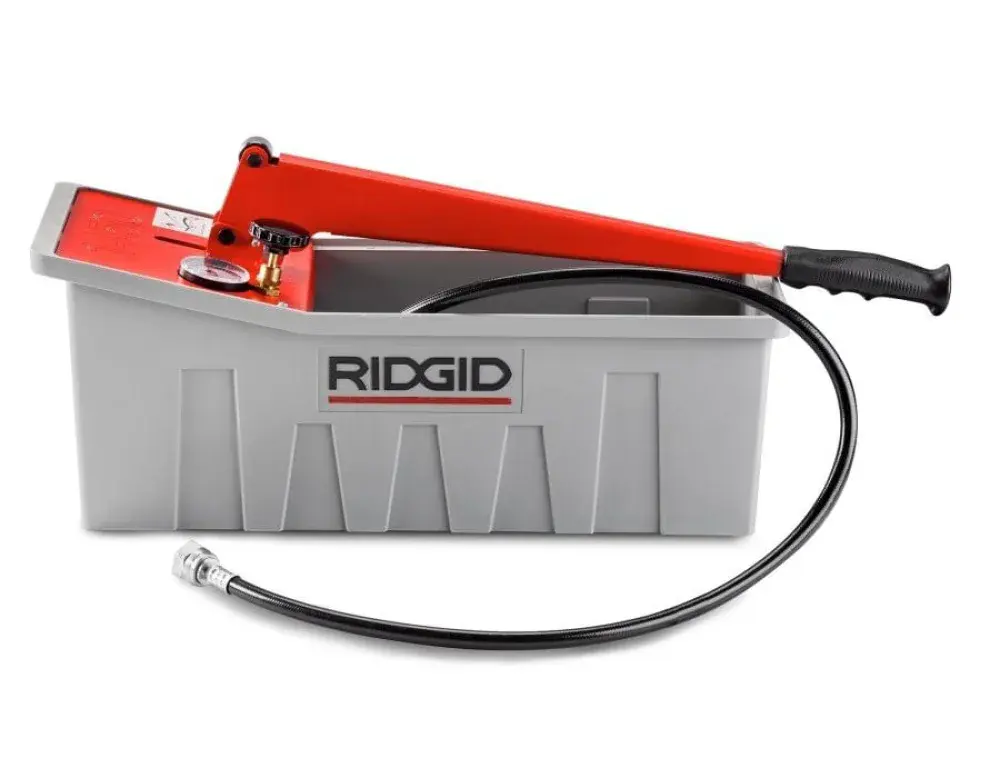 Caixa de ensaio de pressão 750 psi 13,5L modelo 1450 da Ridgid