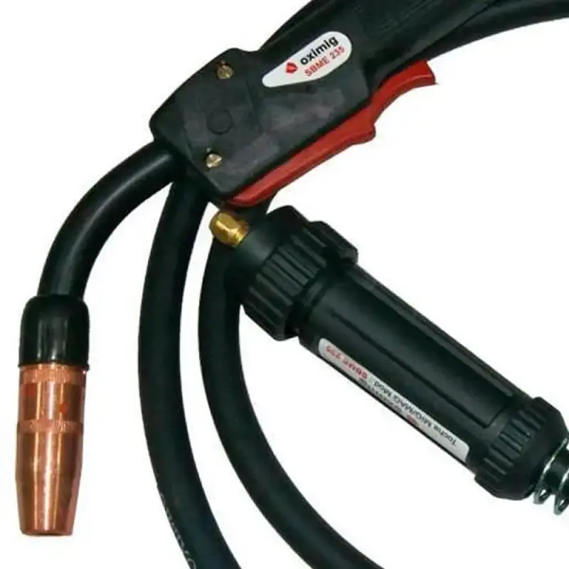 Tocha para solda MIG 3 metros sbme 235 MW223 para solda 250/350 Oximig — fotografia 2