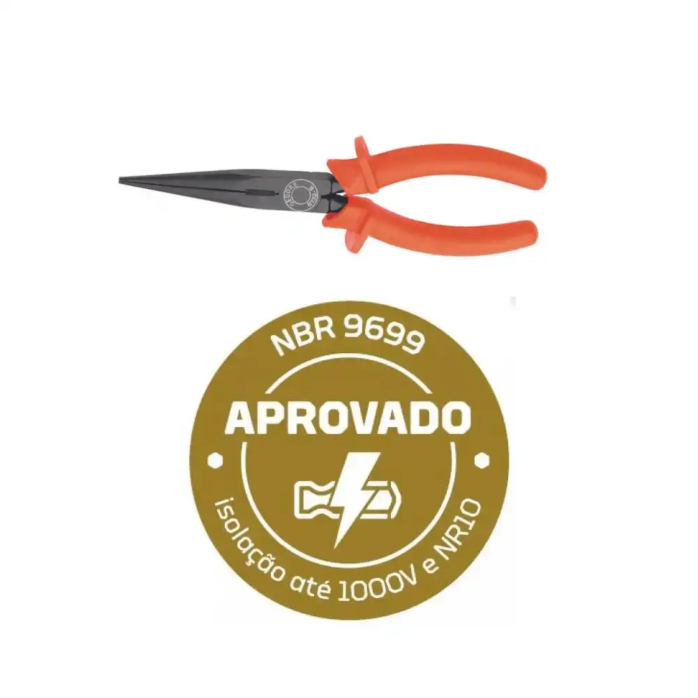 Alicate bico meia cana 6.1/2 POL 8132 Gedore — fotografia 5