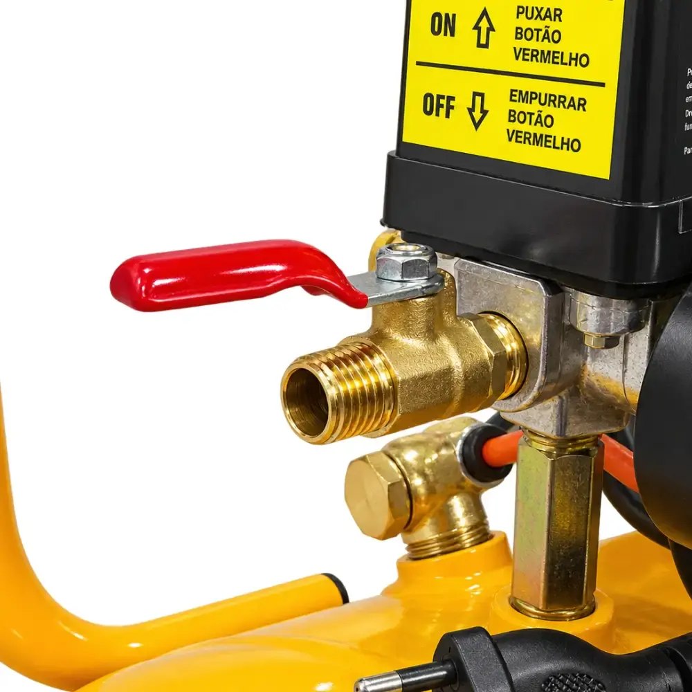 Compressor port. LUB 8,6 PES 2,0HP 25L evald tractor Compbrasil 110 V — fotografia 2