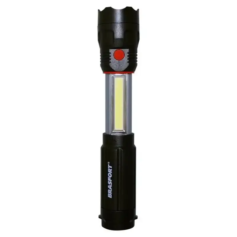 Lanterna LED cops com base magnética e função alerta e luz auxiliar 7841 Brasfort — fotografia 3
