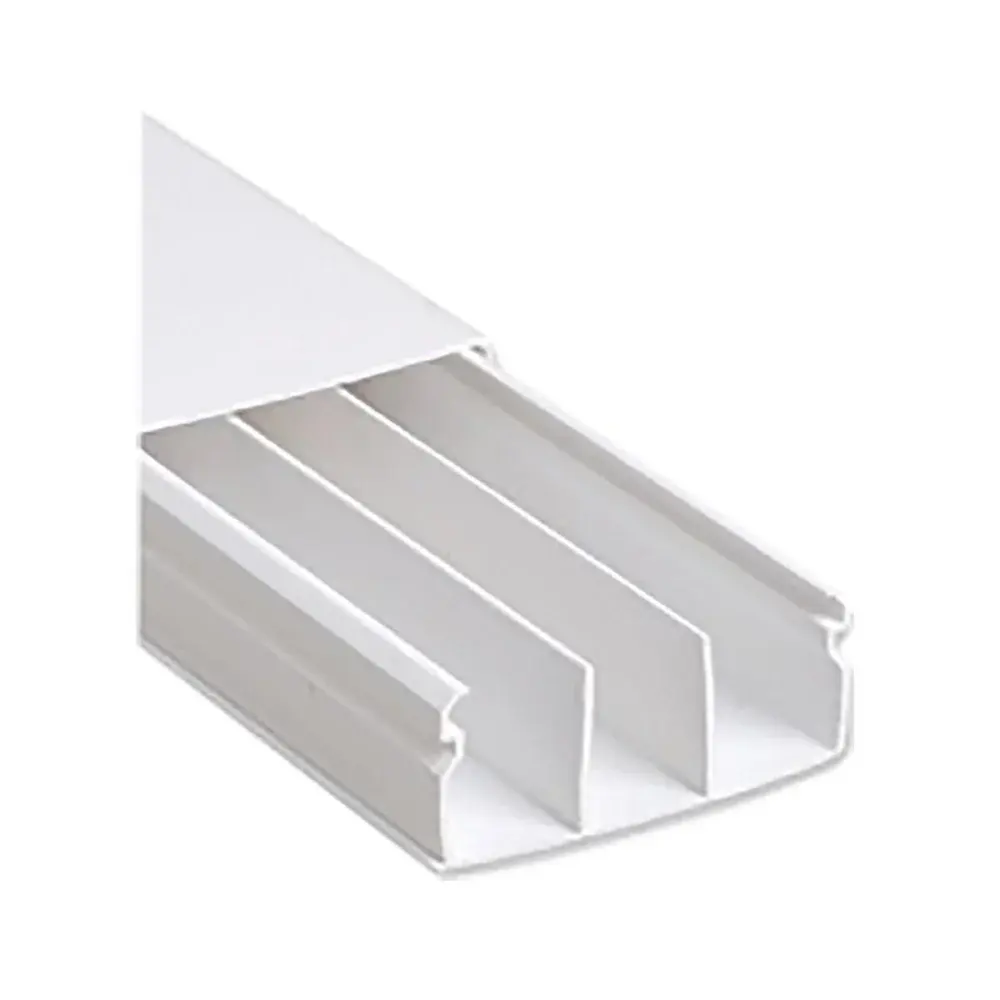 Canaleta 40X16X2000M divisória com dupla face branco Ilumi