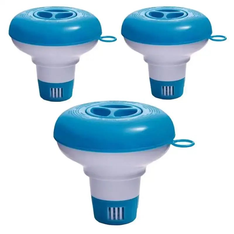 Flutuador dosador para pastilha de tricloro 12.7 CM kit com 3 peças Intex — fotografia de referência