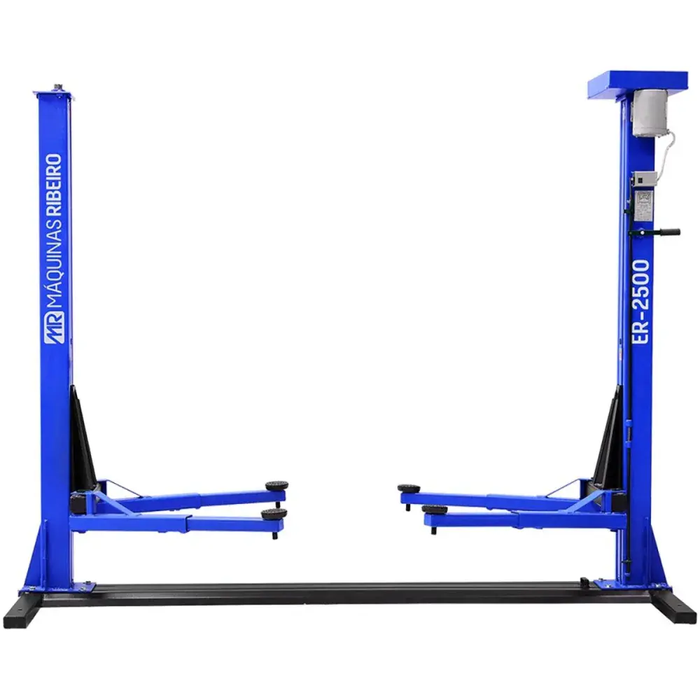 Elevador automotivo ER2500 azul 2,5T 220V máquinas ribeiro