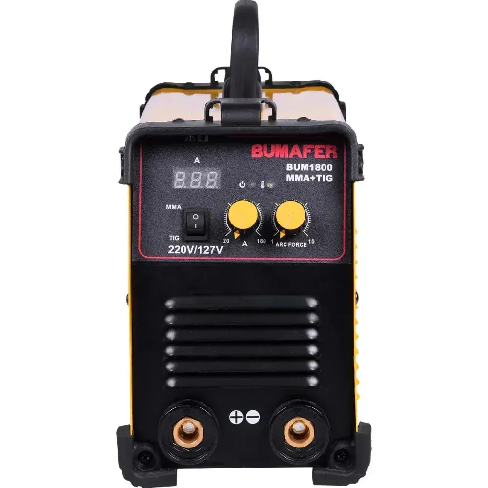 Inversora de solda mma/tig anti stick 8KW 180A biv Bumafer — fotografia 10
