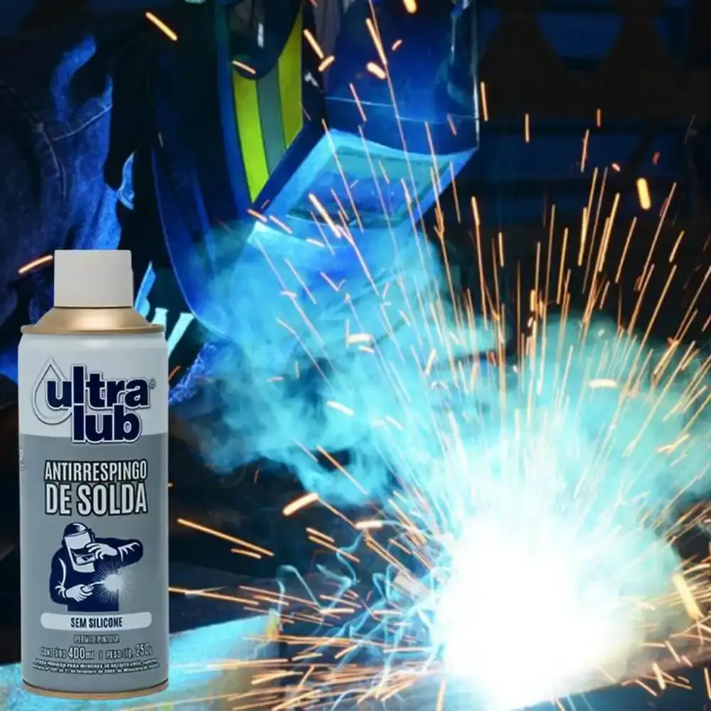 Anti respingo spray para solda sem silicone 400ML 3 unidades ultralub — fotografia 5