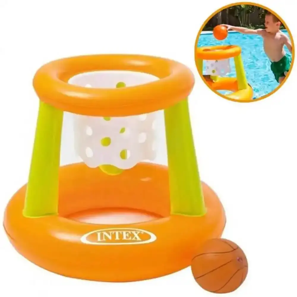 Cesta de basquete flutuante para piscinas 58504 infantil Intex — fotografia 3