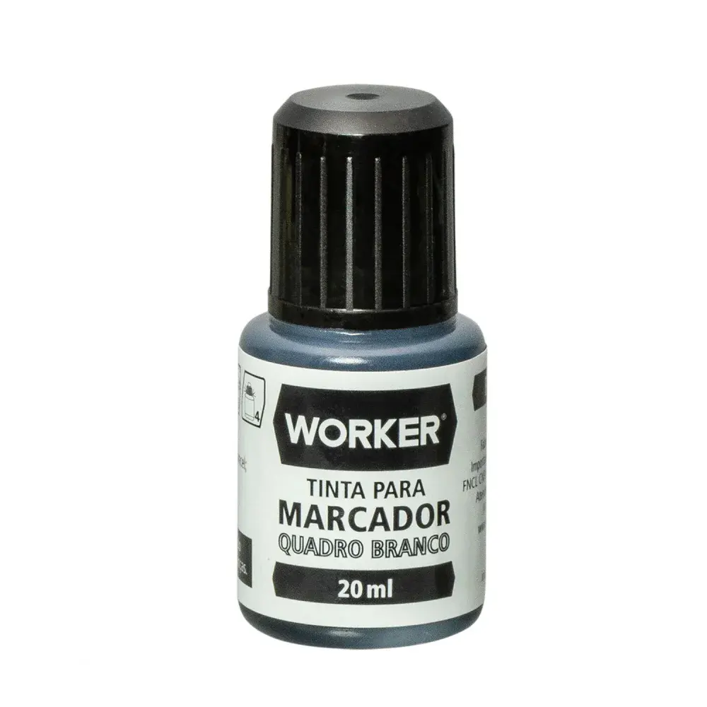 Tinta para marcador de quadro branco 20ML preto Worker — fotografia de referência