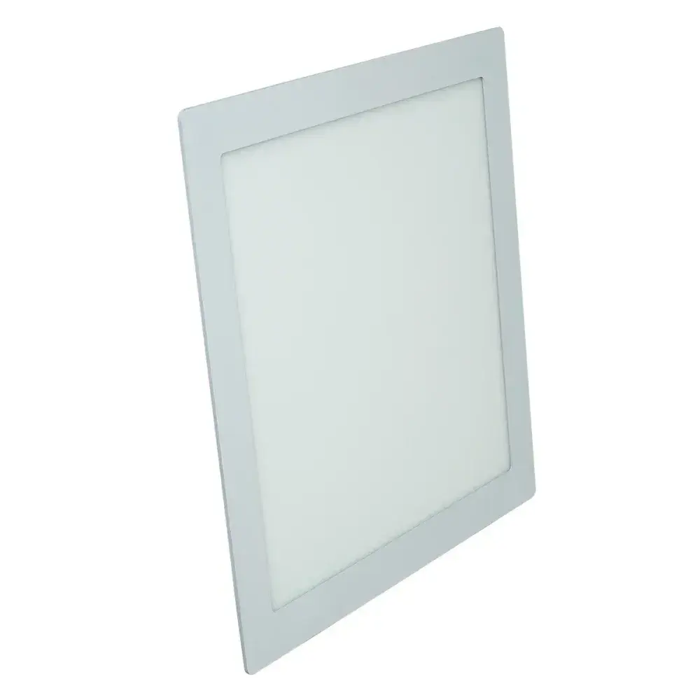 Painel de led quadrado amarelo 24W bivolt Liege