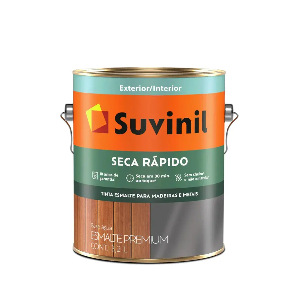Esmalte seca rápido acetinado C2 3,2L suvinil Suvinil Selfcolor — fotografia de referência