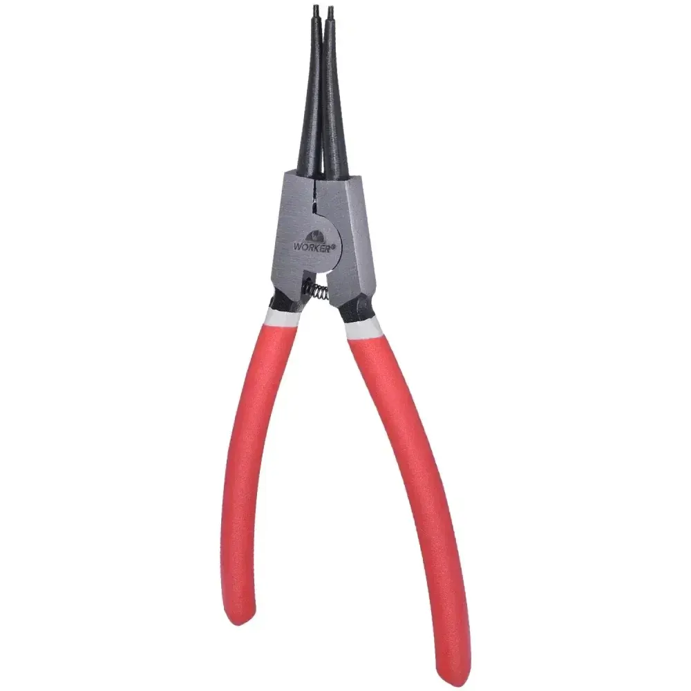 Alicate para anel bico reto externo 7” 20842 Worker — fotografia 10