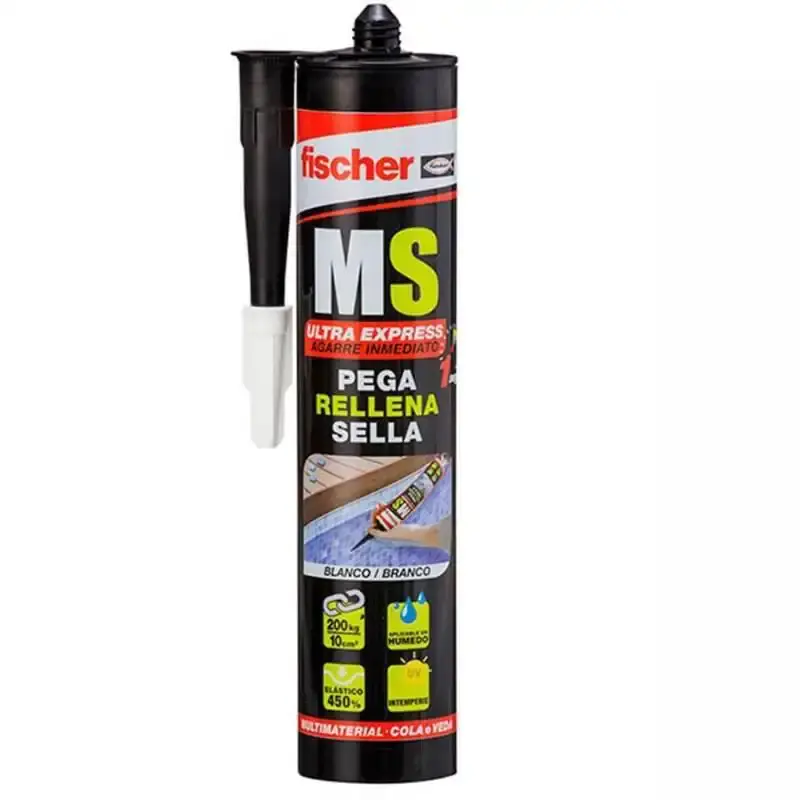 Silicone selante de alto desempenho tubo 400 GR ultra express 508455 Fischer — fotografia de referência