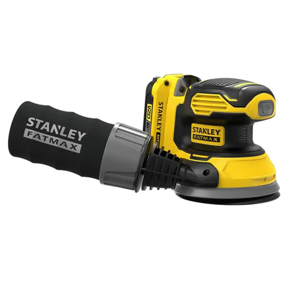 Lixadeira roto orbital 20V 5 125MM com 1 bateria 1.5AH de íon de lítio e bolsa — fotografia 3