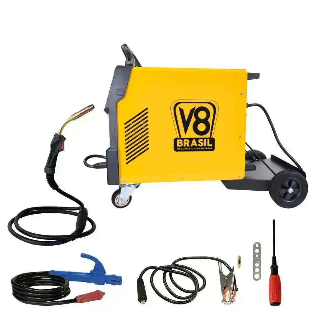Maquina de solda multiprocesso 250I mig/tig 250A 220V mono 20201 V8 brasil — fotografia 2