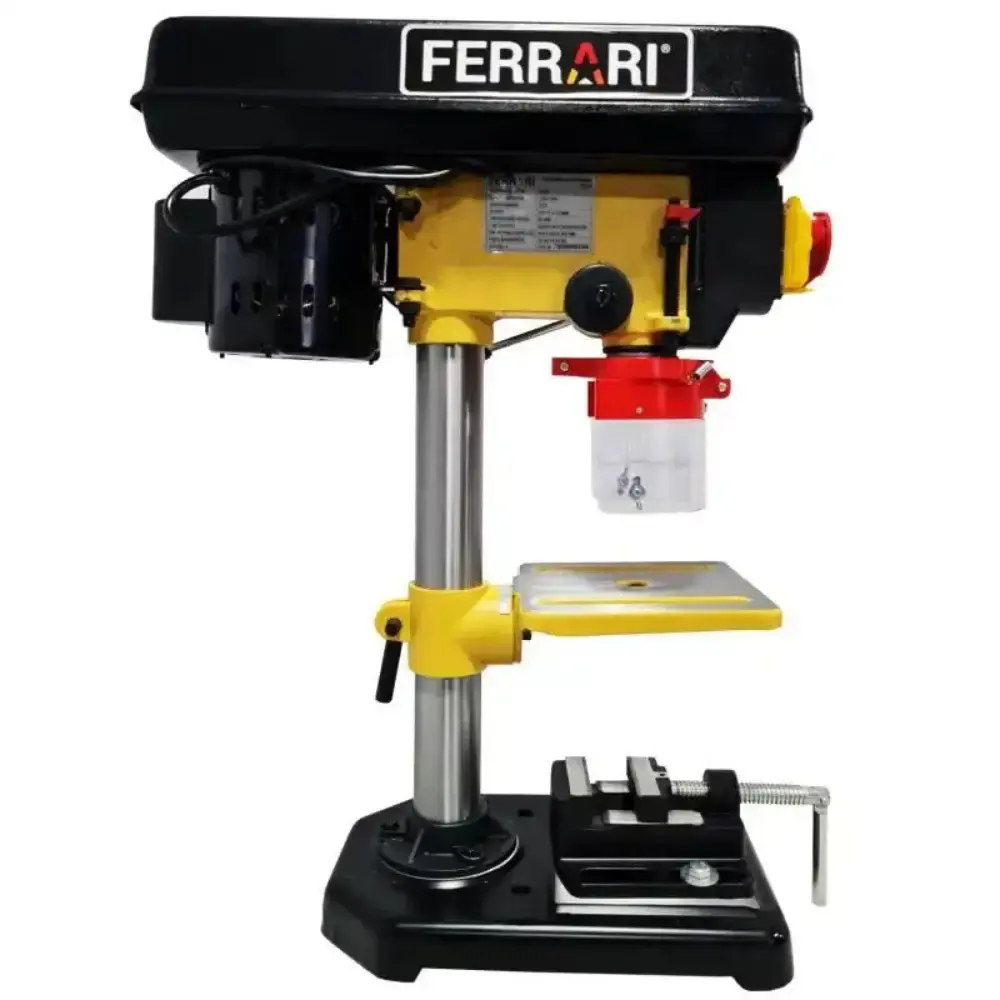 Furadeira bancada mandril 1/2 POL motor 350W com morsa FG13CM Ferrari 220 V — fotografia 3