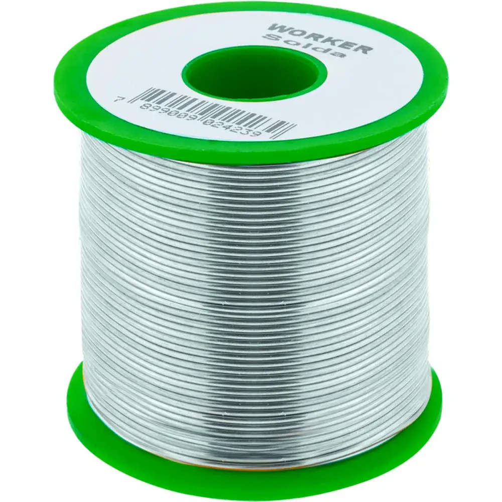 Carretel de solda estanho verde M15 1,5MM 500G Worker — fotografia de referência