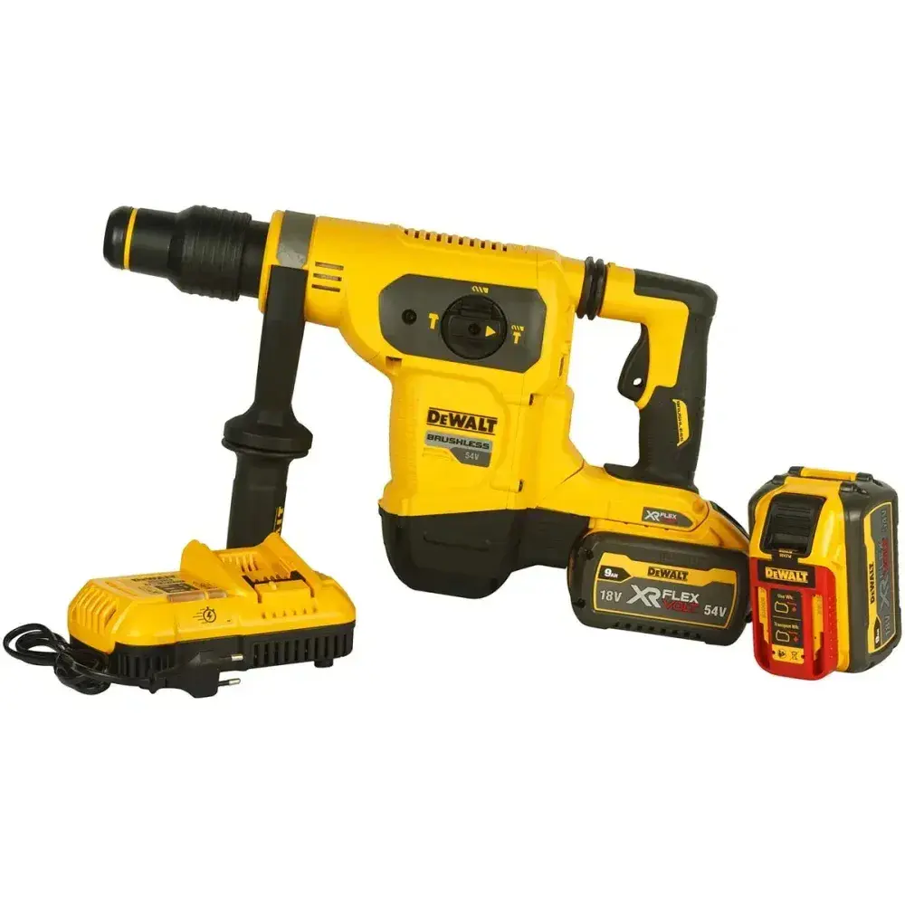 Martelo sds max 60V/220V 2 bat e maleta Dewalt — fotografia 4