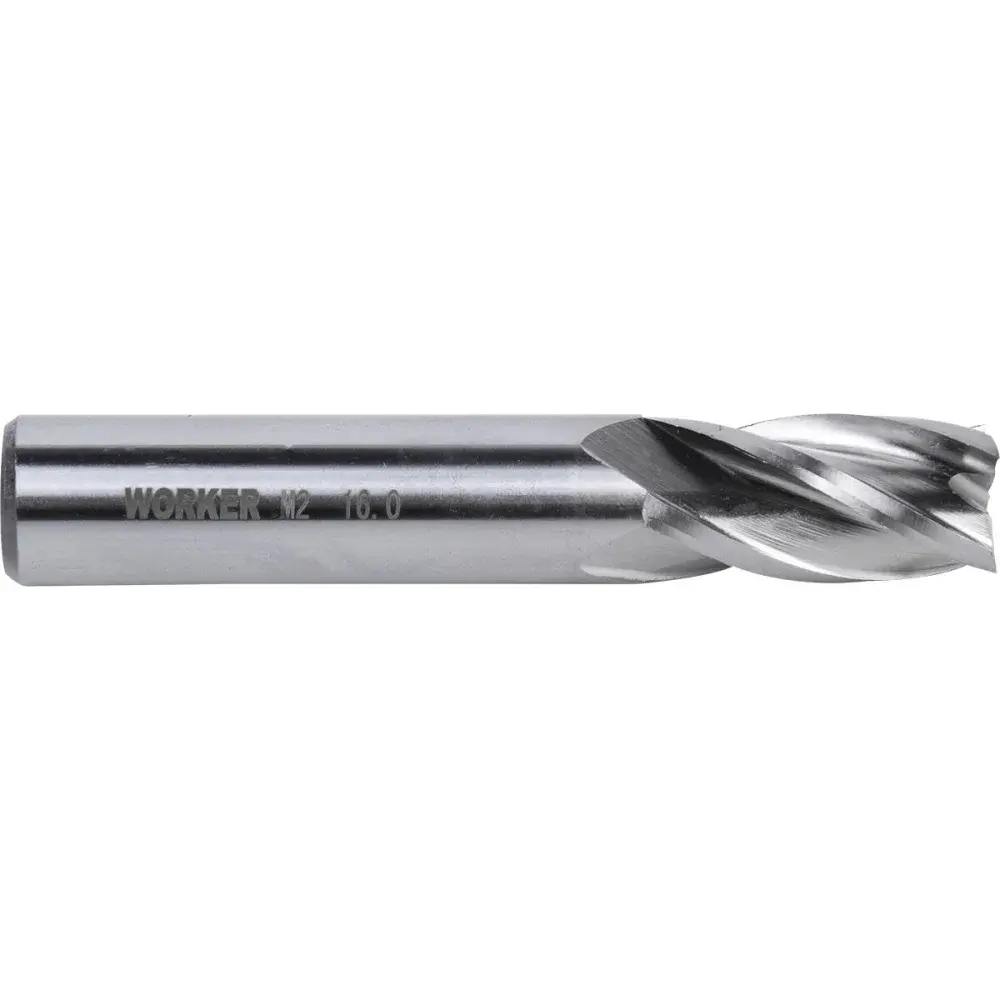 Fresa de topo reto aço rápido 16MM haste 16MM Worker