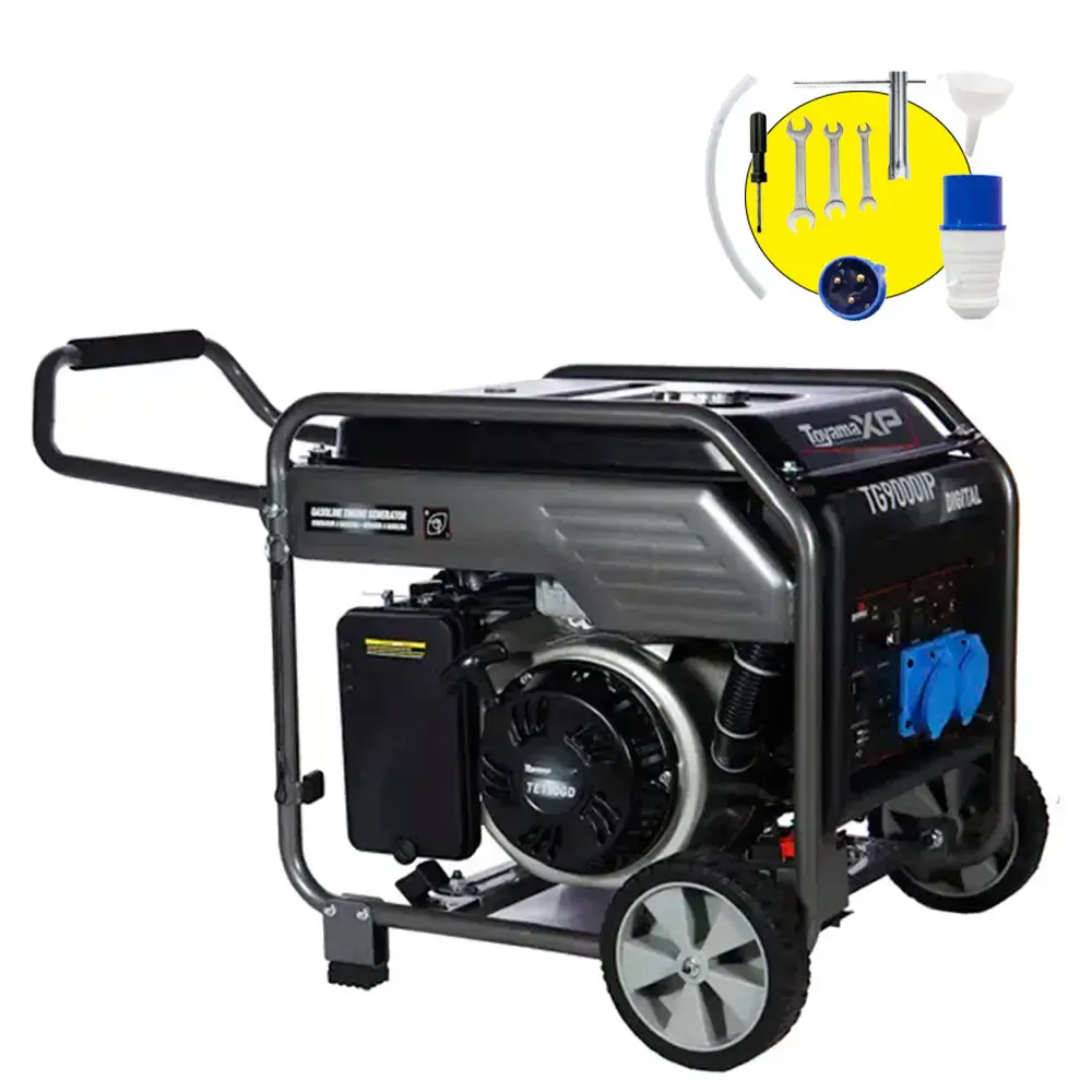 Gerador Gasolina 9 kva Digital Tg9000i Partida Elétrica e Manual 220v 201-019 TOYAMA — fotografia de referência
