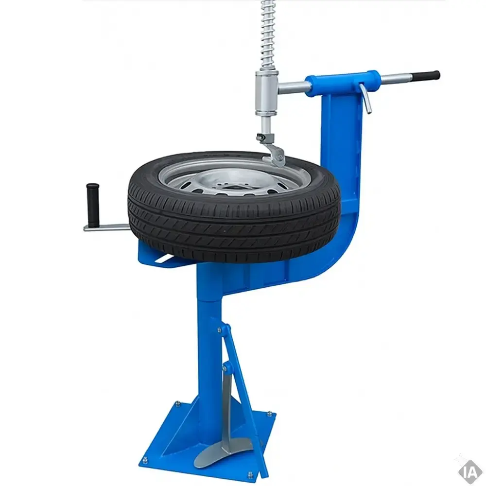 Máquina desmontadora e montadora de pneus 10 POL a 20 POL manual Bremen — fotografia 3